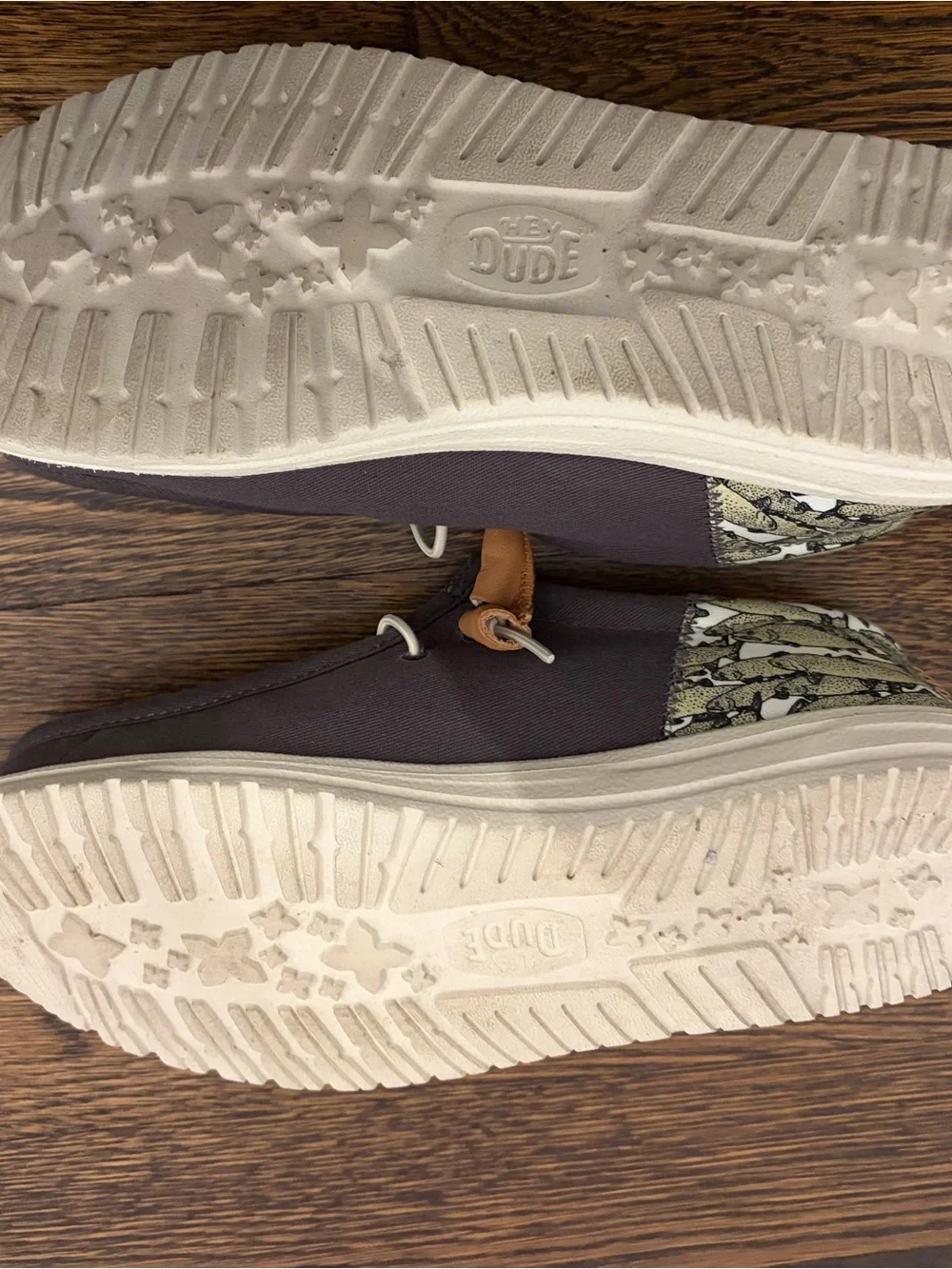 Hey Dude Wally Funk Fish Camo Loafers Men’s Size 9